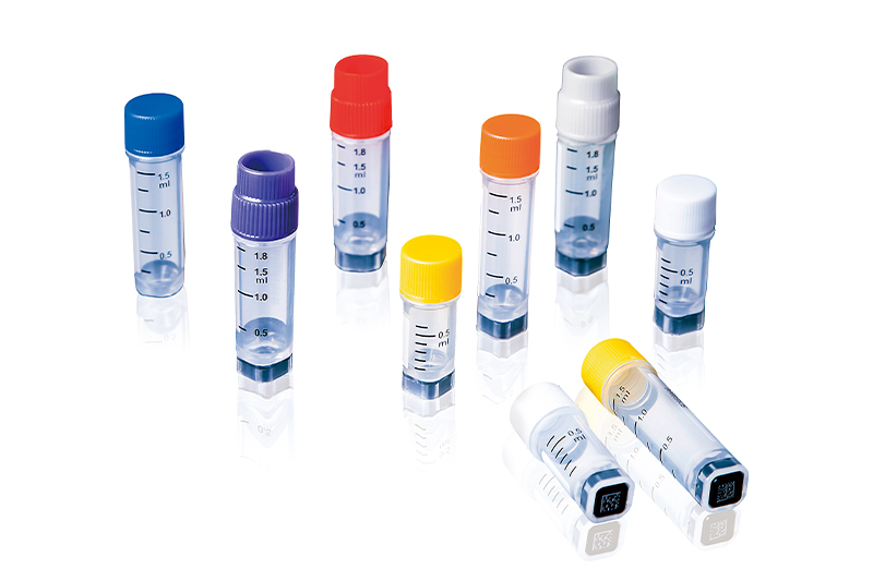 Cryogenic Vials with Codes